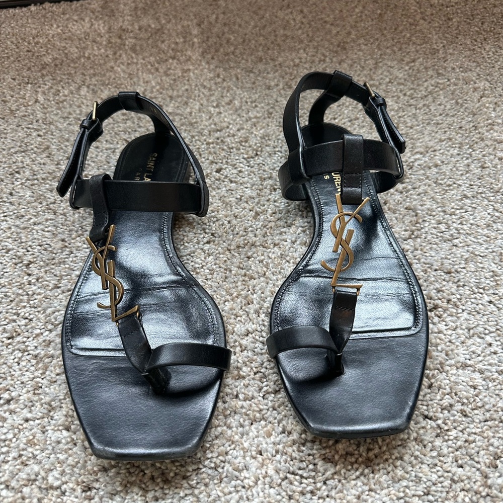 Saint Laurent Cassandra Sandal size 38 - Picture 9 of 13